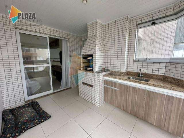 Apartamento com 2 dormitórios para alugar, 82 m² por R$ 3.700,00/mês - Aviação - Praia Grande/SP