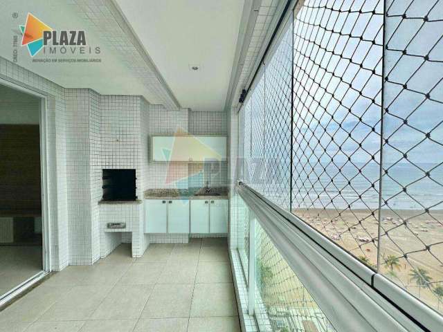 Apartamento com 3 dormitórios para alugar, 135 m² por R$ 6.600,00/mês - Canto do Forte - Praia Grande/SP