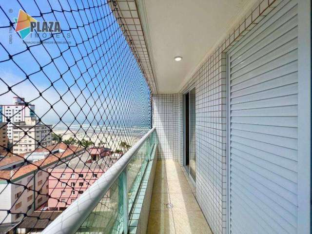 Apartamento com 2 dormitórios para alugar, 60 m² por R$ 3.288,00/mês - Vila Assunção - Praia Grande/SP