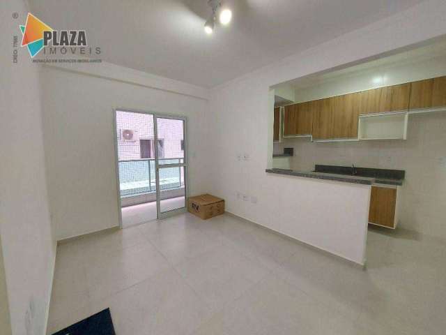 Apartamento com 1 dormitório para alugar, 44 m² por R$ 2.550,00/mês - Canto do Forte - Praia Grande/SP