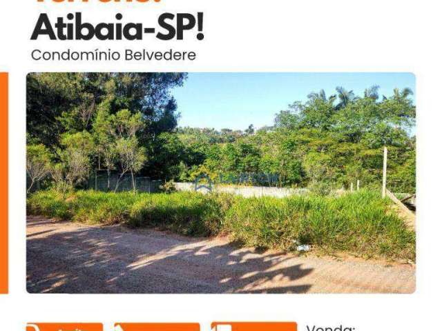 Terreno à venda - Atibaia Belvedere - Atibaia/SP