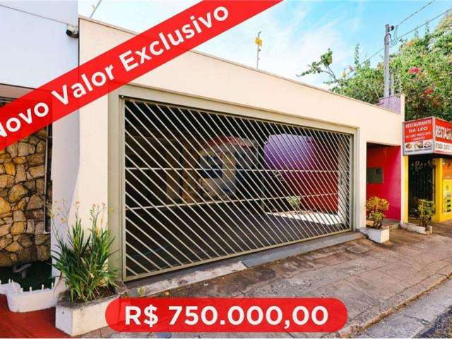 Casa térrea à venda em Jundiaí - Jardim Pitangueiras - 4 quartos - R$ 750.000,00