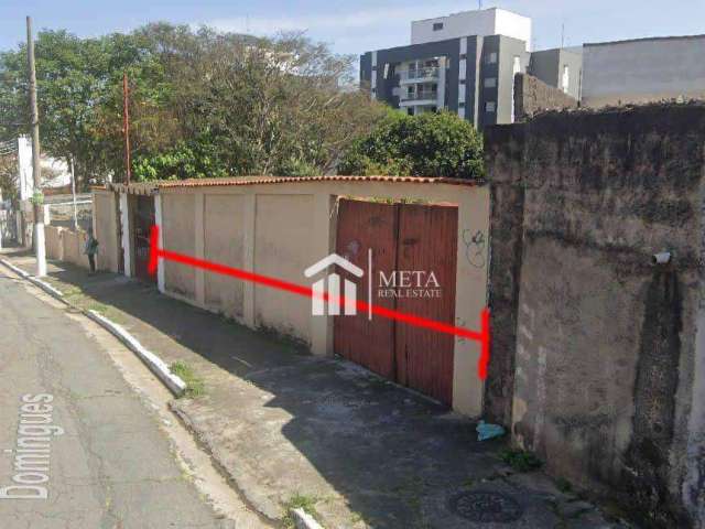 Terreno à venda, 1630 m² por R$ 2.800.000,00 - Freguesia do Ó - São Paulo/SP