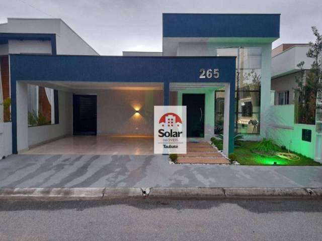 Casa à venda, 180 m² por R$ 900.000,00 - Condomínio Residencial Tecoara - Taubaté/SP