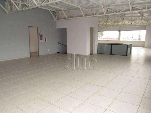 Salão para alugar, 219 m² por R$ 5.152,67/mês - Paulista - Piracicaba/SP