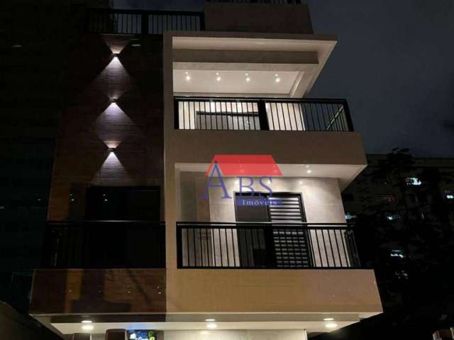 Sobrado com 3 dormitórios à venda, 92 m² por R$ 789.000,00 - Marapé - Santos/SP