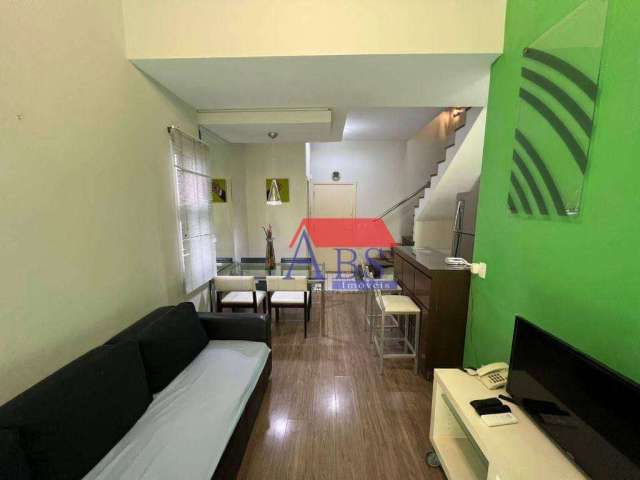 Flat com 2 dormitórios à venda, 74 m² por R$ 480.000 - Gonzaga - Santos/SP