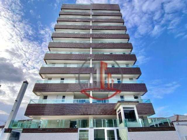 Apartamento com 2 dormitórios à venda, 67 m² por R$ 367.000 - Cidade Ocian - Praia Grande/SP