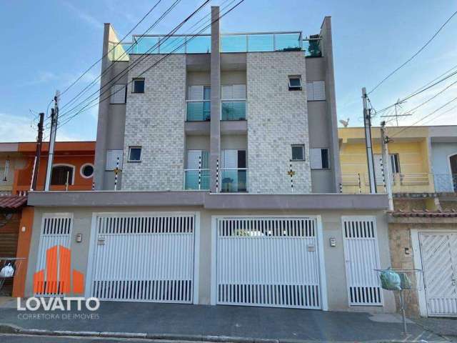 Cobertura com 2 dormitórios à venda - Vila Curuçá - Santo André/SP