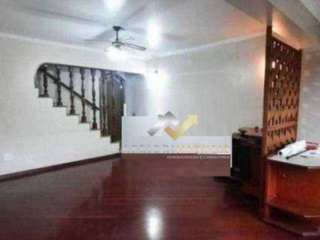 Sobrado para alugar, 180 m² por R$ 3.323,00/mês - Bangu - Santo André/SP