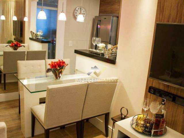 Apartamento com 2 dormitórios à venda, 45 m² por R$ 270.000,00 - Parque São Vicente - Mauá/SP
