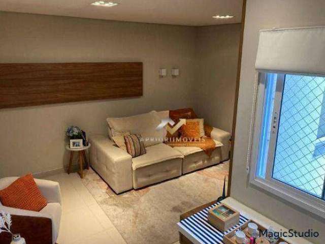 Cobertura com 2 dormitórios à venda, 80 m² por R$ 598.000,00 - Vila Scarpelli - Santo André/SP