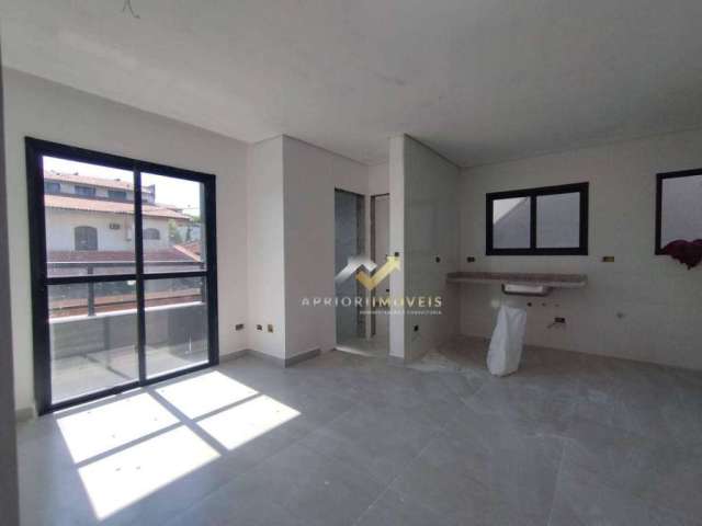 Apartamento com 2 dormitórios, 51 m² - venda por R$ 390.000,00 ou aluguel por R$ 2.500,00/mês - Vila Curuçá - Santo André/SP