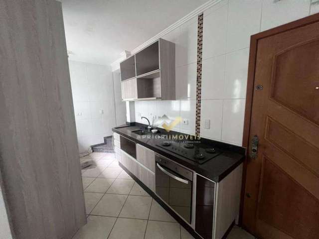 Cobertura com 2 dormitórios para alugar, 100 m² por R$ 2.280,00/mês - Vila Curuçá - Santo André/SP