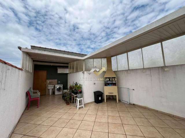 Cobertura com 2 dormitórios à venda, 74 m² por R$ 268.000,00 - Vila Mazzei - Santo André/SP