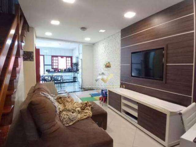 Sobrado com 2 dormitórios para alugar, 104 m² por R$ 3.000,00/mês - Jardim Stella - Santo André/SP