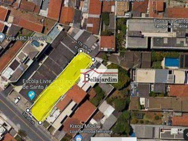 Terreno à venda, 470 m² - Bairro Jardim Bela Vista - Santo André/SP