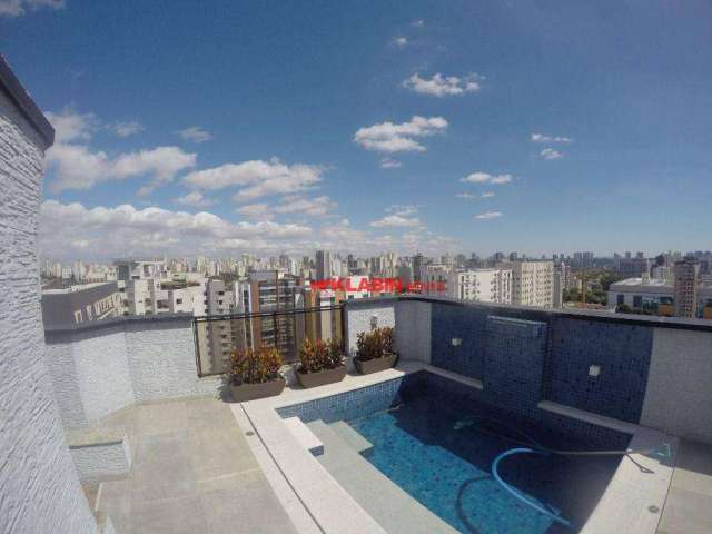 Cobertura com 3 dormitórios à venda, 192 m² por R$ 3.000.000,00 - Moema - São Paulo/SP