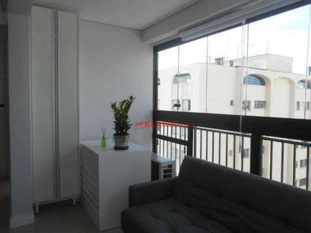Apartamento com 1 dormitório para alugar, 35 m² por R$ 3.976,35/mês - Campo Belo - São Paulo/SP