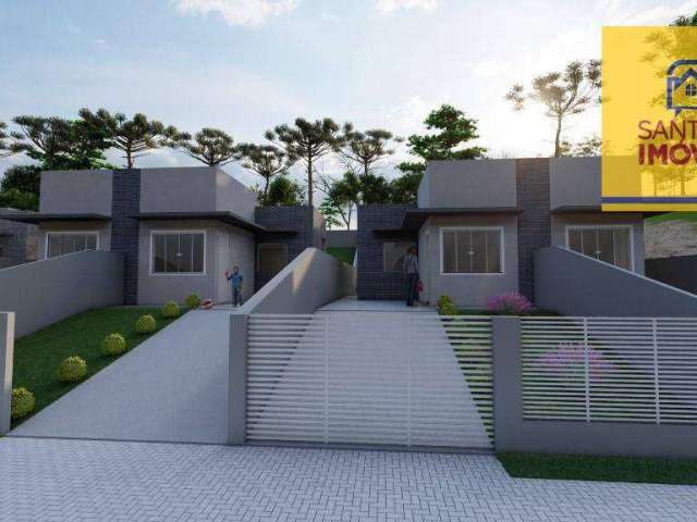 Casa com 2 dormitórios à venda, 50 m² por R$ 209.000,00 - Centro - Balsa Nova/PR