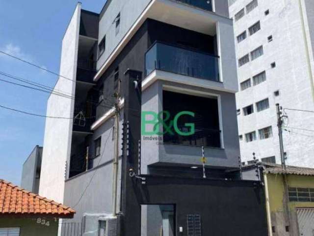 Apartamento com 1 dormitório para alugar, 33 m² por R$ 1.490,00/mês - Chácara Belenzinho - São Paulo/SP
