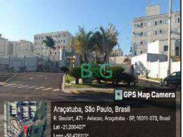 Apartamento à venda, 39 m² por R$ 125.119,85 - Aviação - Araçatuba/SP