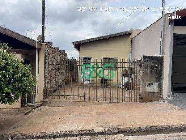 Casa à venda, 55 m² por R$ 94.800,00 - Vila Silvestre - Assis/SP