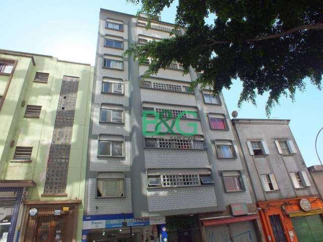 Apartamento com 1 dormitório para alugar, 48 m² por R$ 1.735,66/mês - Sé - São Paulo/SP