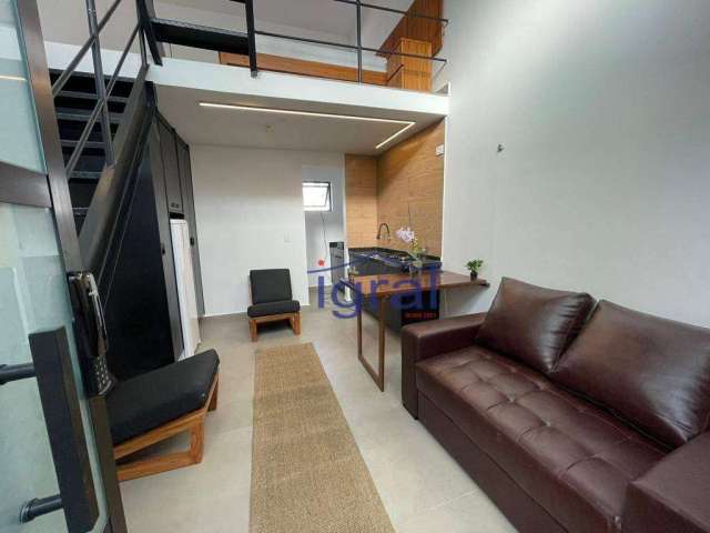 Apartamento com 1 dormitório para alugar, 45 m² por R$ 3.400,00/mês - Praça da Árvore - São Paulo/SP