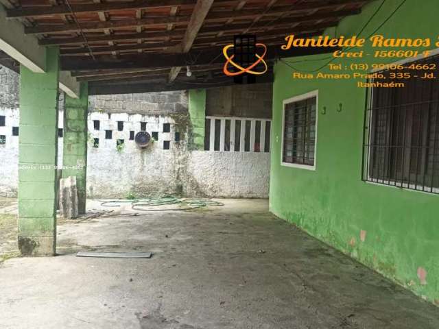 Casa para Venda em Itanhaém, Bopiranga, 2 dormitórios, 1 banheiro, 3 vagas