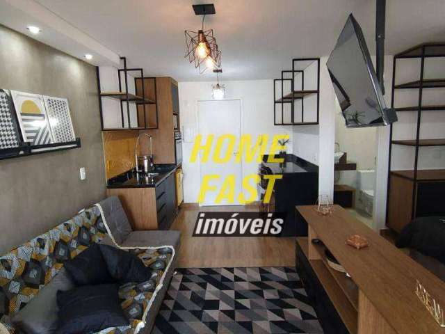 Apartamento com 1 dormitório para alugar, 37 m² por R$ 2.700,00/mês - Vila Galvão - Guarulhos/SP