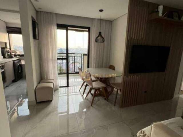 Apartamento mobiliado em Itaquera, 2 dormitórios com 1 suite e vaga de garagem