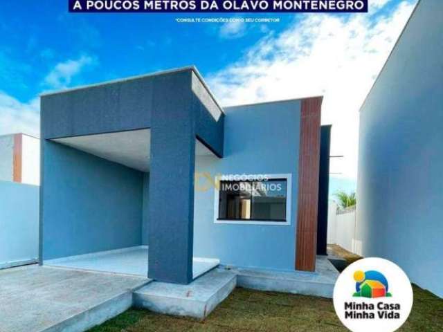 Casa com 2 dormitórios à venda, 70 m² por R$ 249.300 - MINHA CASA MINHA VIDA