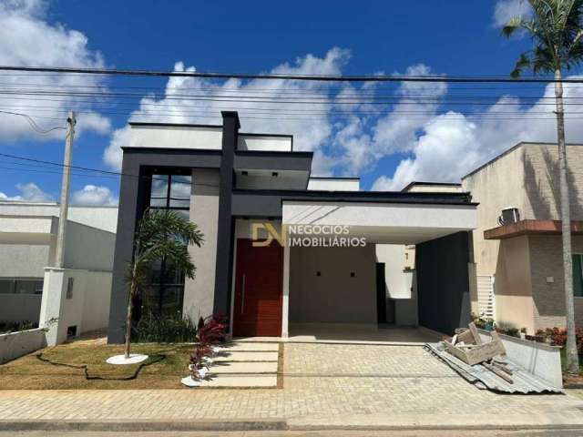 Casa recém construída à venda com 3 quartos no Condomínio Ecoville 1  por R$ 620 mil - Parnamirim/RN