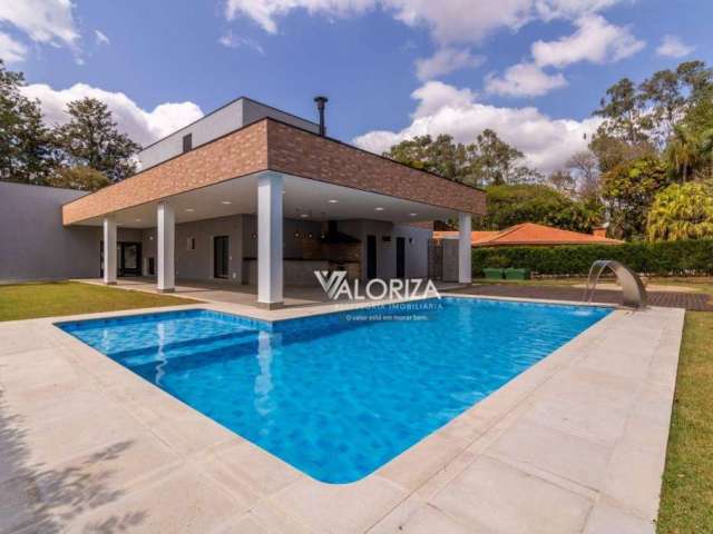 Casa com 4 dormitórios à venda, 453 m² por R$ 4.790.000,00 - Condomínio Lago Azul - Araçoiaba da Serra/SP