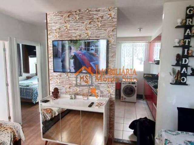 Apartamento com 2 dormitórios à venda, 43 m² por R$ 220.000,00 - Jardim São Domingos - Guarulhos/SP
