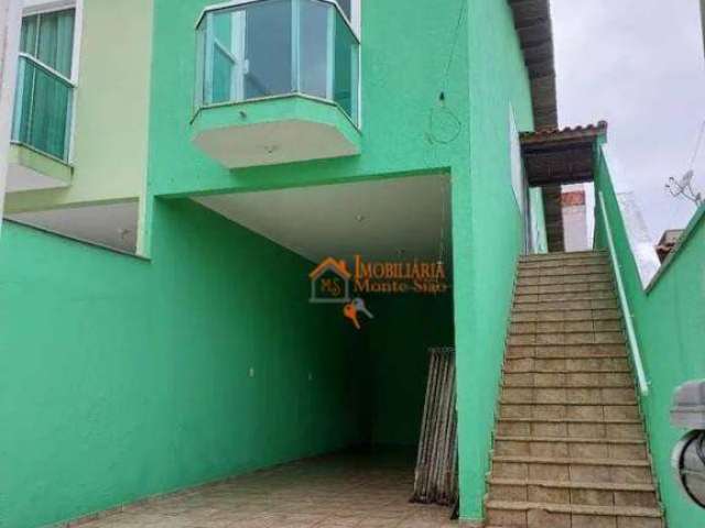 Sobrado com 3 dormitórios à venda, 137 m² por R$ 685.000,00 - Parque Continental - Guarulhos/SP