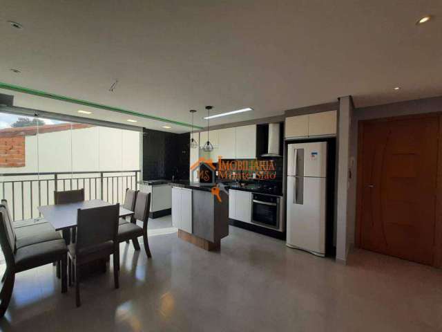 Apartamento com 2 dormitórios à venda, 50 m² por R$ 415.000,00 - Taboão - Guarulhos/SP