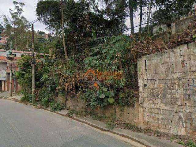 Terreno à venda, 1600 m² por R$ 532.000,00 - Recreio São Jorge - Guarulhos/SP
