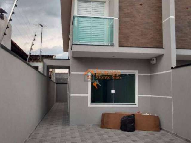 Sobrado com 3 dormitórios à venda, 110 m² por R$ 725.000,00 - Jardim Santa Cecília - Guarulhos/SP
