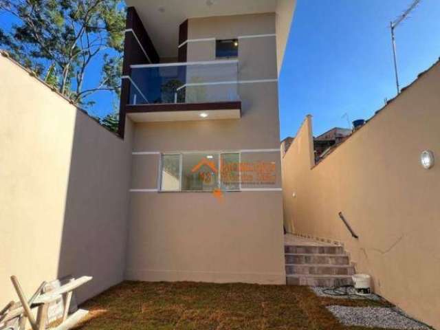 Sobrado com 3 dormitórios à venda, 98 m² por R$ 430.000,00 - Jardim Amazonas - Itaquaquecetuba/SP