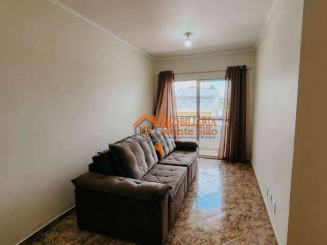 Apartamento com 2 dormitórios para alugar, 64 m² por R$ 2.185,00/mês - Gopoúva - Guarulhos/SP