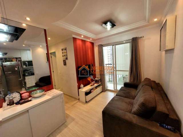 Apartamento com 3 dormitórios à venda, 56 m² por R$ 345.000,00 - Cocaia - Guarulhos/SP