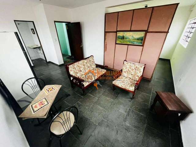 Studio com 1 dormitório para alugar, 43 m² por R$ 836,00/mês - Jardim Bela Vista - Guarulhos/SP