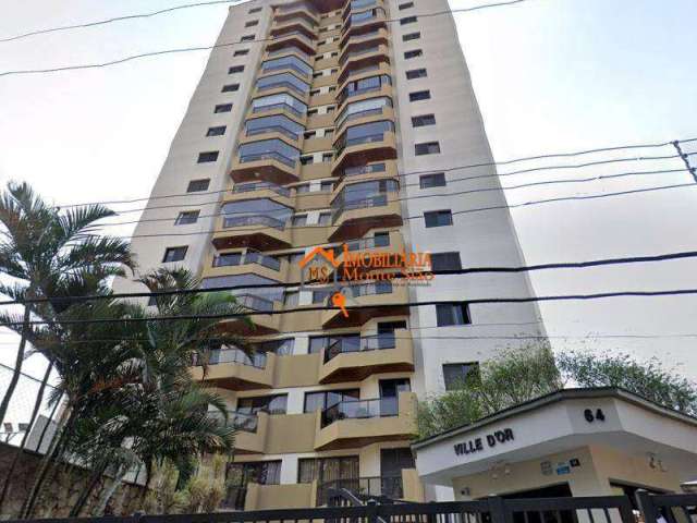 Apartamento com 3 dormitórios, 130 m² - venda por R$ 850.000,00 ou aluguel por R$ 7.313,50/mês - Vila Galvão - Guarulhos/SP
