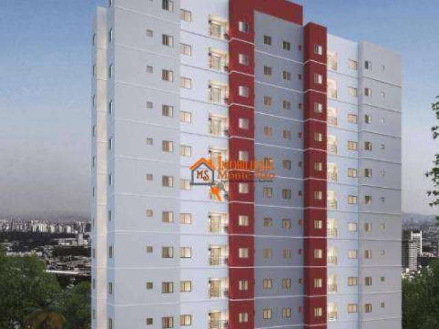 Apartamento com 2 dormitórios à venda, 46 m² por R$ 336.458,69 - Jardim Aida - Guarulhos/SP