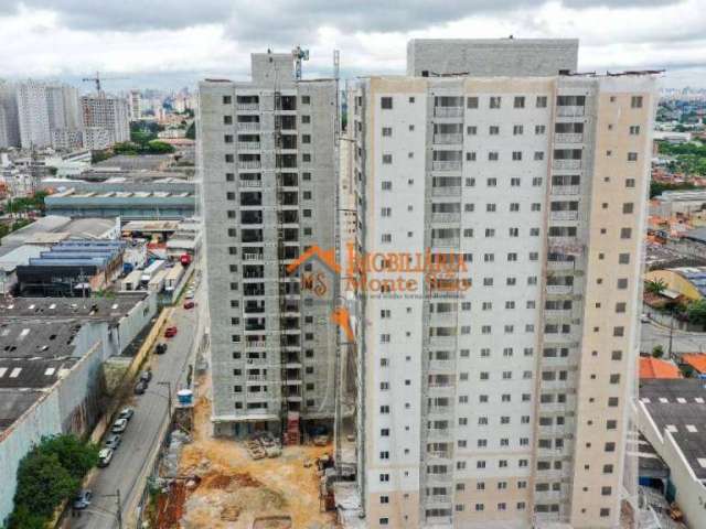 Apartamento com 2 dormitórios à venda, 57 m² por R$ 361.000,00 - Vila Itapegica - Guarulhos/SP