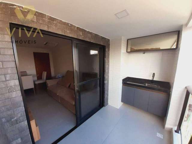 Apartamento com 3 dormitórios para alugar, 78 m² por R$ 3.800,00/mês - Jardim Oceania - João Pessoa/PB
