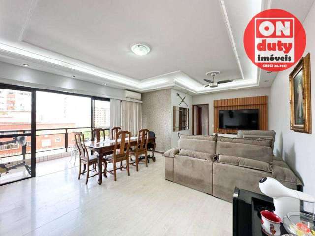 Apartamento com 3 quartos à venda, 135 m² por R$ 900.000 - Campo Grande - Santos/SP