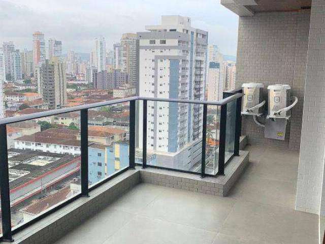 Apartamento para alugar, 69 m² por R$ 6.000,00/mês - Boqueirão - Santos/SP